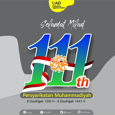 Milad ke-111 Persyarikatan Muhammadiyah