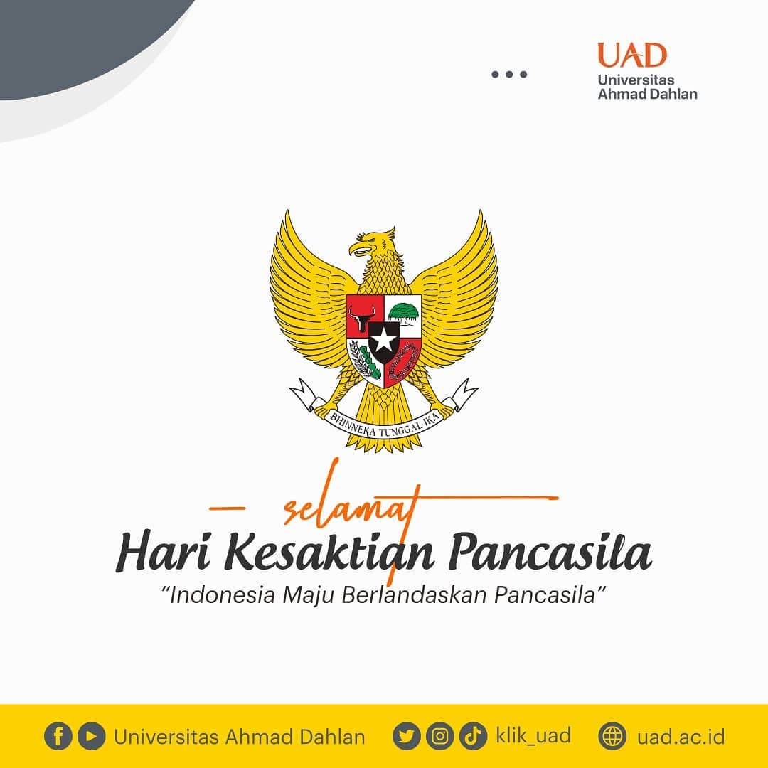 Selamat Hari Kesaktian Pancasila