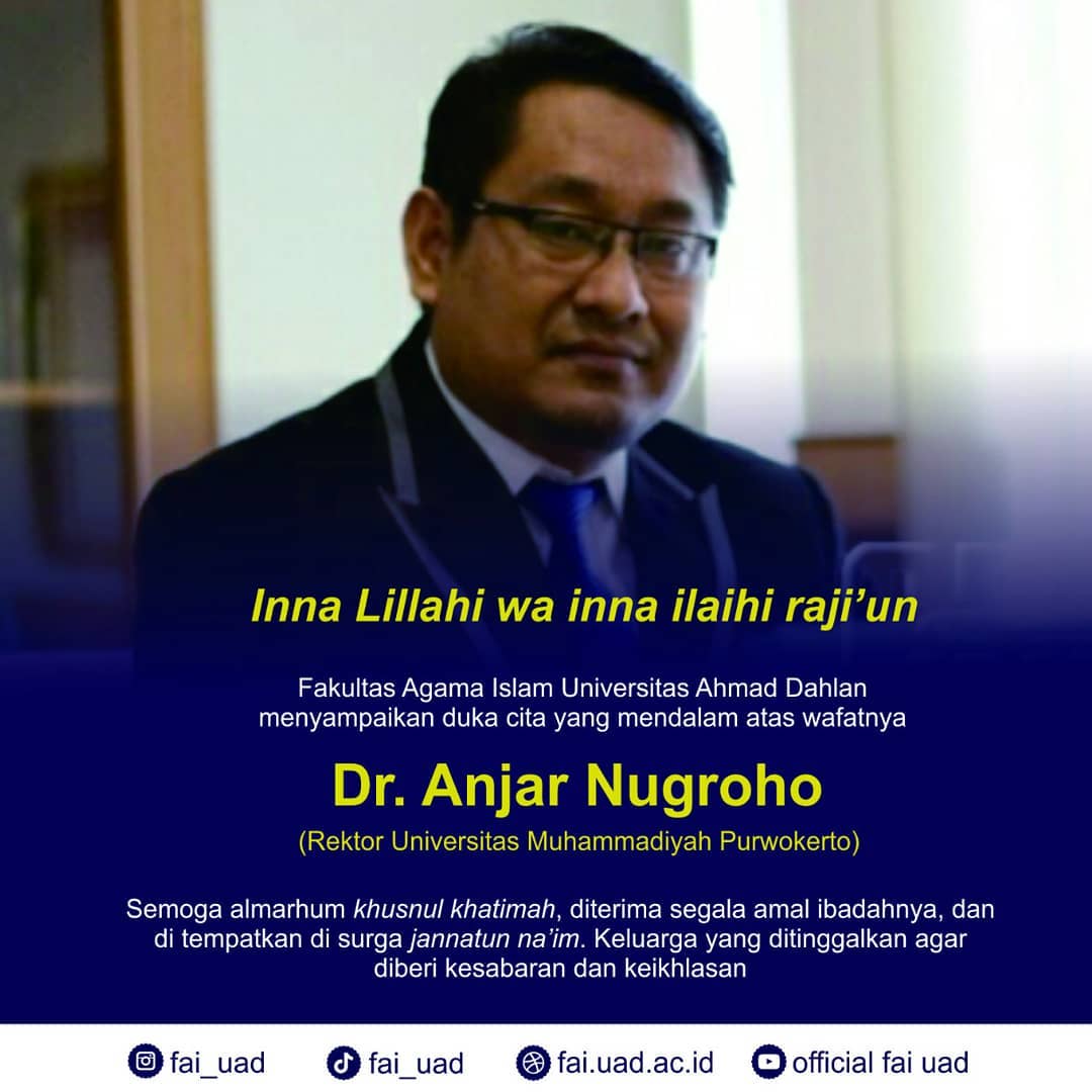 Berita Lelayu: Bapak Dr. Anjar Nugroho