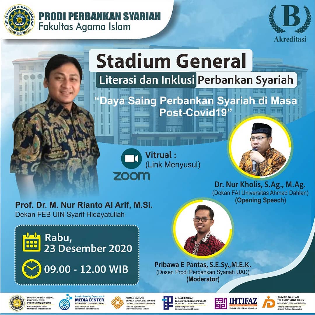 Info Kegiatan: Stadium General Literasi dan Inklusi Perbankan Syariah