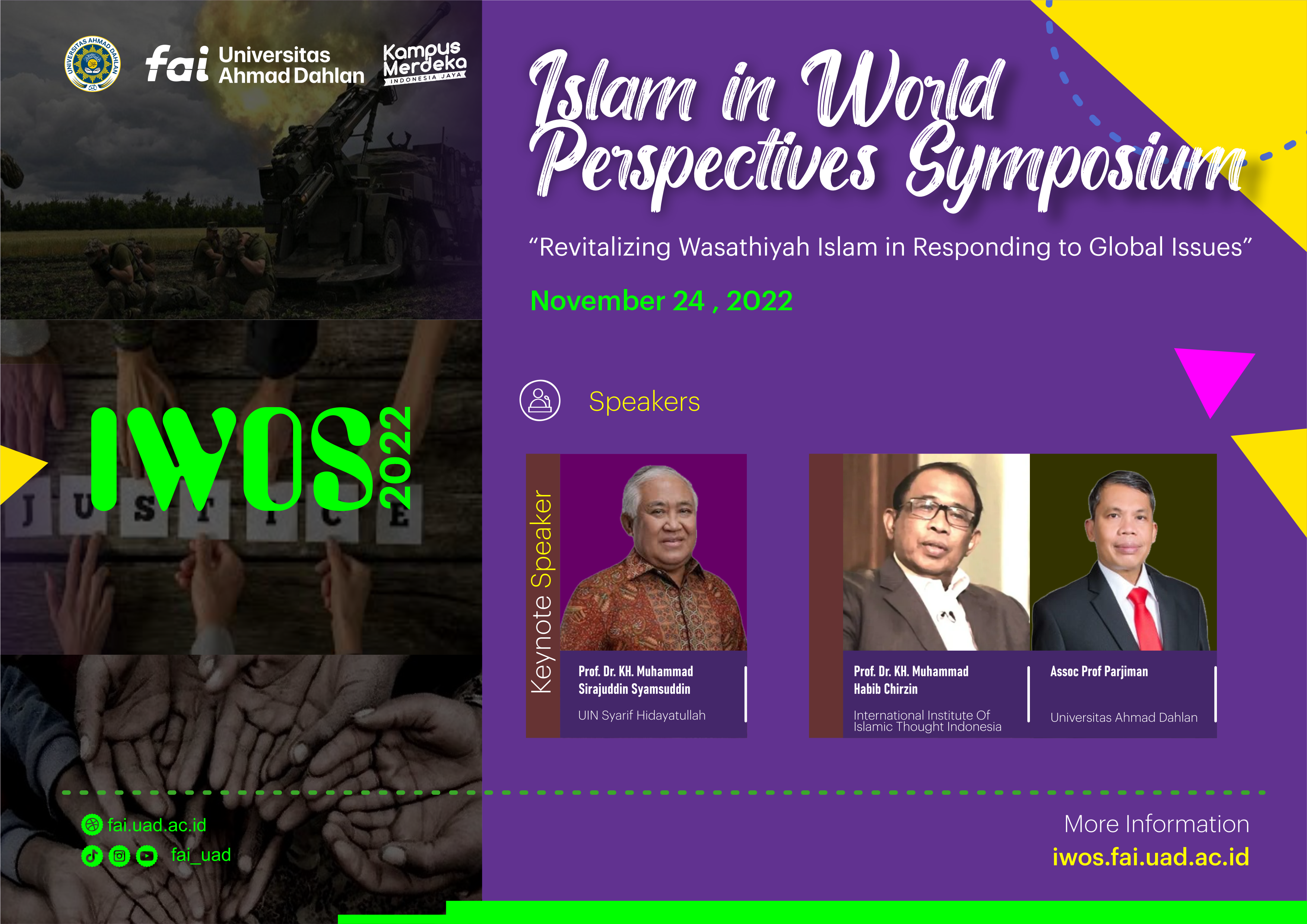 ISLAM IN WORLD PERSPECTIVES SYMPOSIUM (IWOS) 2022