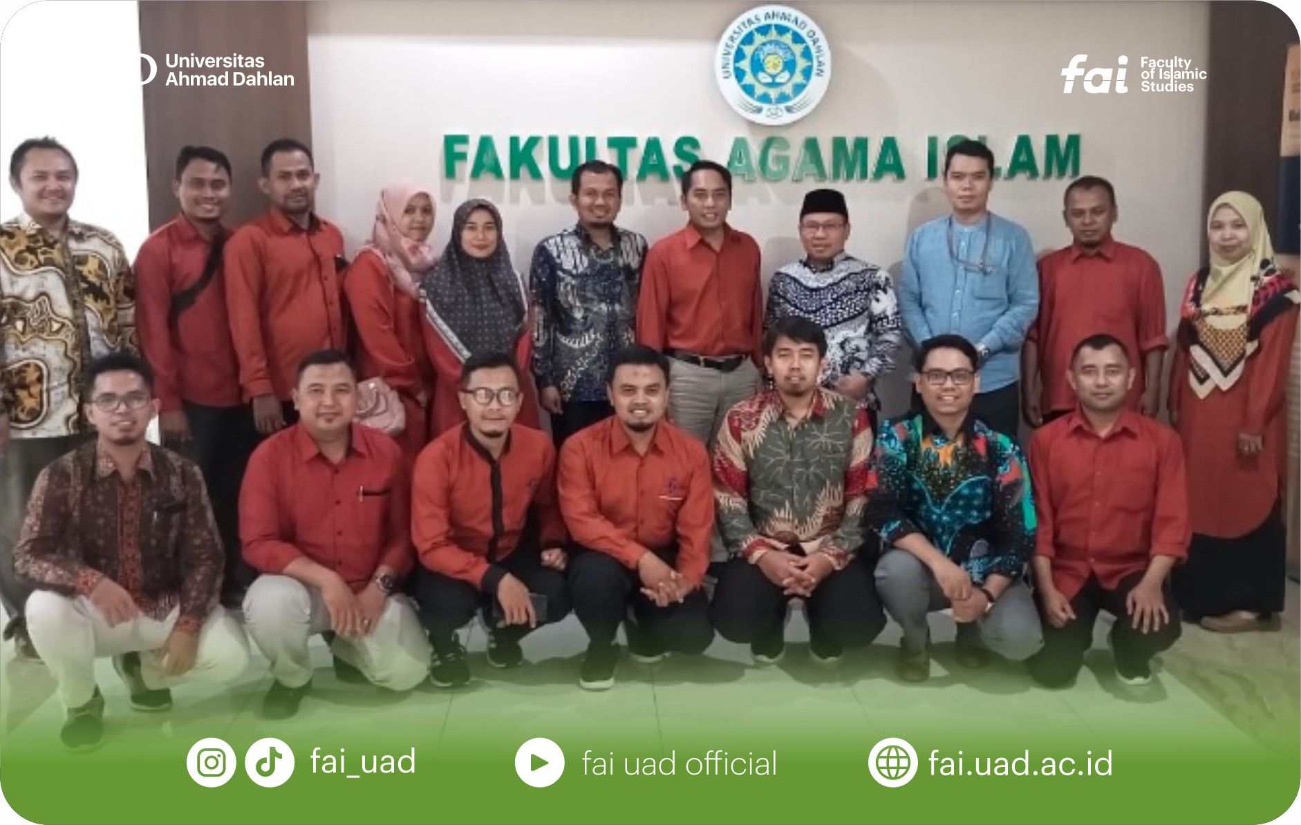 Pelajari Akselerasi Pengelolaan Fakultas, FAI Universitas Muhammadiyah Jember sambangi FAI UAD