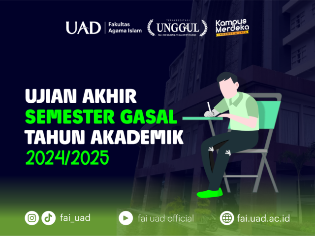 PEMBERITAHUAN PELAKSANAAN UAS SEMESTER GANJIL 2024/2025