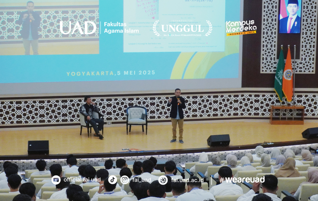 Narasumber Pelepasan Wisudawan/ti FAI UAD, Azhar Nashir Ulwan, M.Sc.