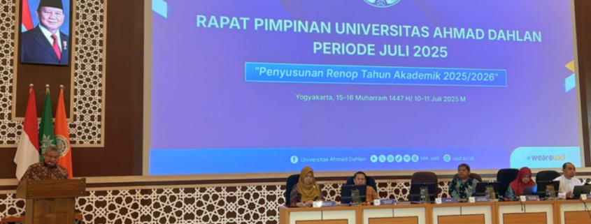 Rapat Pimpinan Universitas Ahmad Dahlan 2025