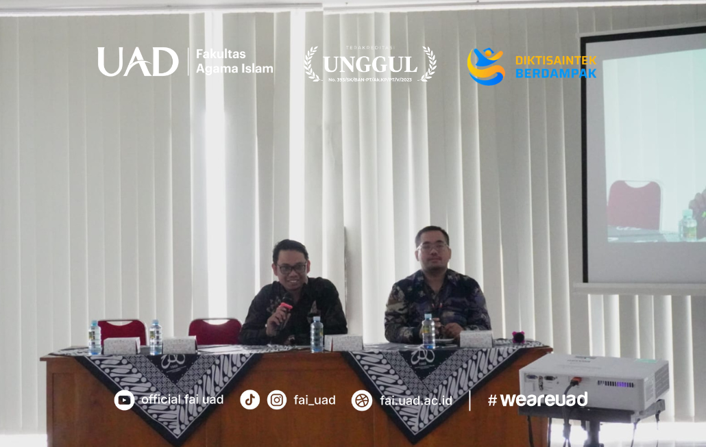 Potret Dr.Arif Rahman S.Pd.I., M.Pd., dalam memberikan Sambutan