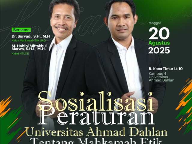 Semangat Baru Civitas Akademika: FAI UAD Gelar Sosialisasi Mahkamah Etik