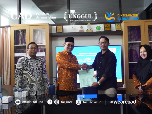 FAI UAD dan AGPAII DIY Teken Kesepakatan, Dorong Peningkatan Kompetensi Guru PAI