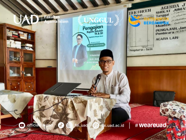Dekan FAI UAD Tekankan Nilai Kepemimpinan Islami bagi Kepala Sekolah TK dan SD di Yogyakarta