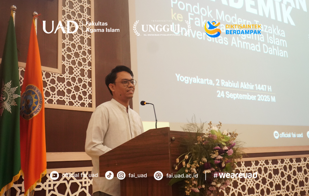 Sambutan dari Dekan FAI Dr. Arif Rahman, S.Pd.I., M.Pd.I