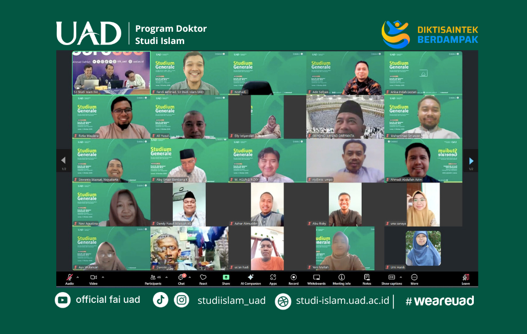 Stadium Generale dan Orientasi Mahasiswa Doktoral Studi Islam