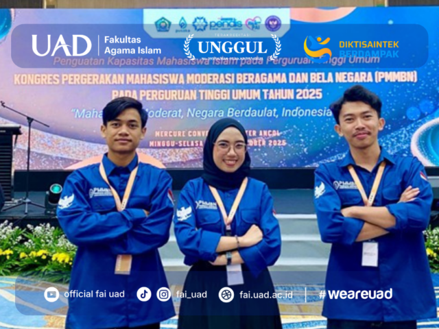 Tiga Mahasiswa FAI UAD Berpartisipasi dalam Penguatan Kapasitas Moderasi Beragama dan Bela Negara Kemenag RI