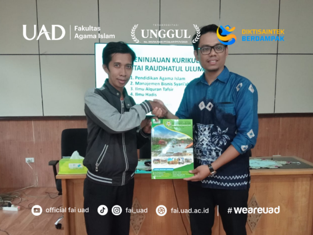 FAI UAD dan STAI Raudhatul Ulum Perkuat Kolaborasi Akademik melalui Review Kurikulum Berbasis OBE di Sakatiga