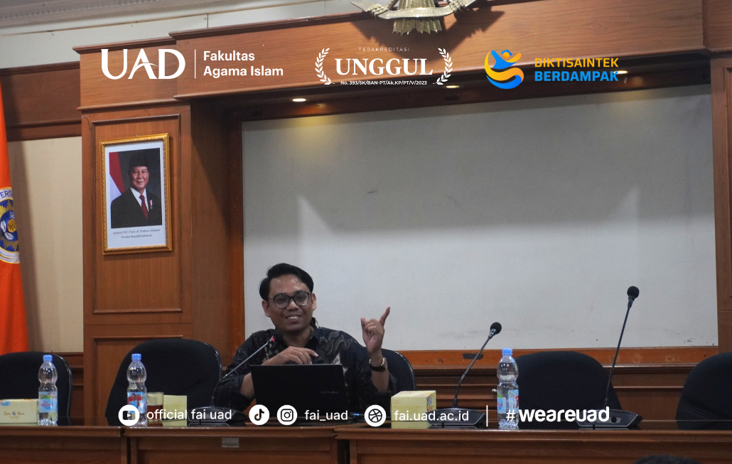 Dr. Arif Rahman Sebagai Pemateri dalam kegiatan Pengembangan Kelembagaan serta Redesain Kurikulum PTKIS Lanjutan