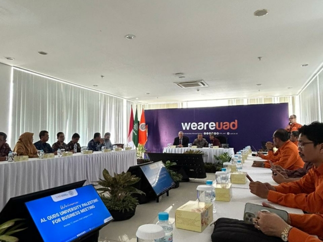 Rancang Internasionalisasi Akademik Bersama Al Quds University, UAD Beberkan Rencana Program Strategis