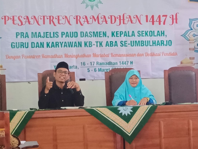 Pesantren Ramadhan 1447 H KB–TK ABA se-Umbulharjo: Menguatkan Martabat Kemanusiaan dan Dedikasi Pendidik
