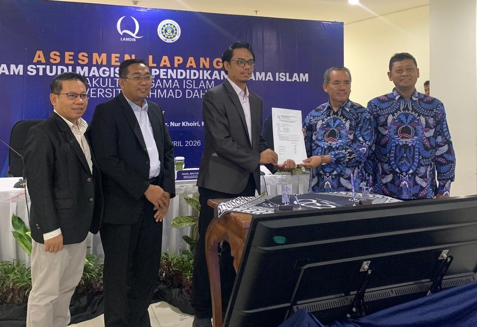 Sesi penandatanganan pernyataan asesmen lapangan