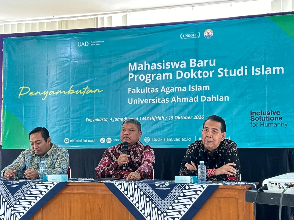 Sambutan Wakil Rektor II bidang akademik UAD