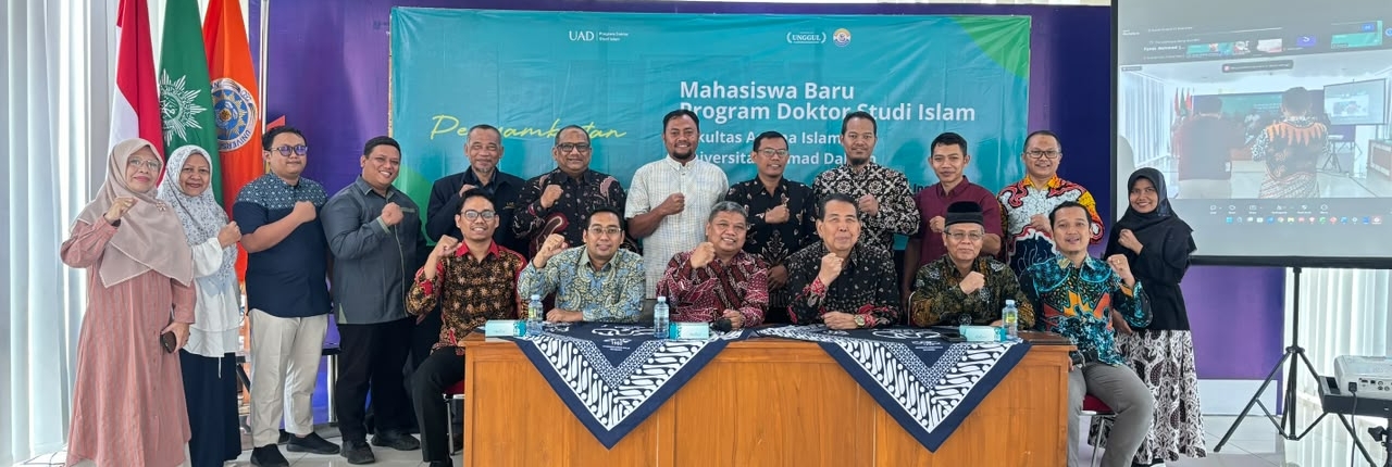 Mahasiswa program doktor S3 Studi Islam Universitas Ahmad Dahlan